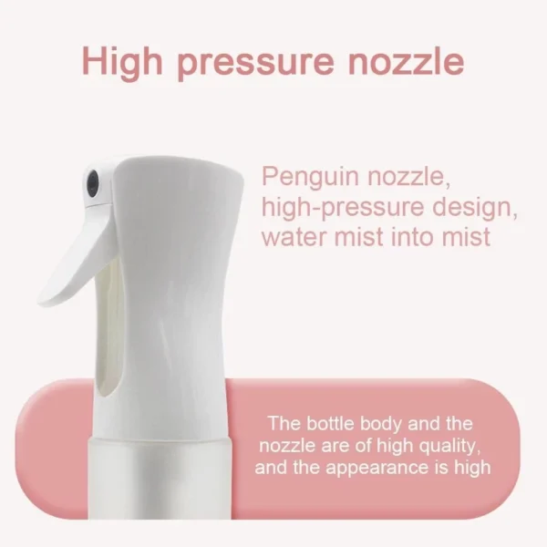 9d6e9b98e812039e6b11f60e50c1c557.webp Hand Pressure Fine Mist Sprayer Alcohol Disinfection Spray Bottle Empty Bottle Home Cleaning Hair Styling