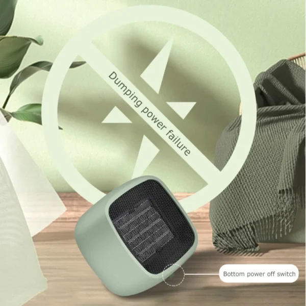 Portable Electric Heater Fan Household Heater Portable Mini Desktop Air Heater Winter Heater Fan