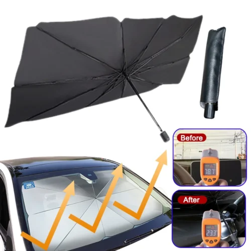c656a1dc8aa93f3441767a18ec4bbe03.webp 125cm 140cm Foldable Car Windshield Sun Shade Umbrella Car UV Cover Sunshade Heat ulation Front Window Interior Prote