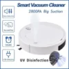 1800 Pa Multi function Robot Vacuum Cleaner Cleaning Machine Intelligent Charging Vacuum Cleaner 3 in 1 Spray Sweeping