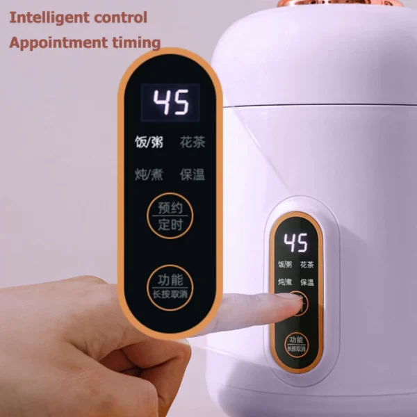 my-11134207-23030-h0qyhi4r6aovb3.webp Health Pot Electric Stew Pot Mini Small Portable Office Artifact Can Cooking Rice