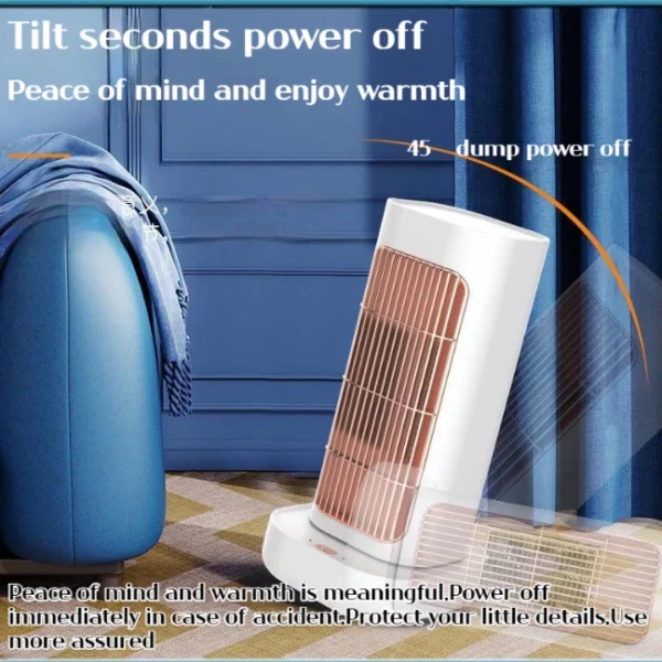 my-11134207-7qukw-lkaqlh38gi5x25.webp Mini Electric Heater Portable Desktop Fan Heater Fast Heating Warm Fan Air Blowe Swinging head