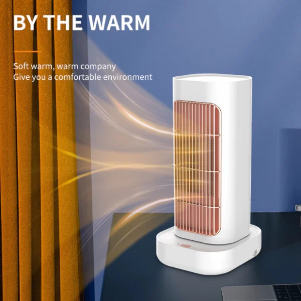 my-11134207-7qukx-lkaqlhkewfedec.webp Mini Electric Heater Portable Desktop Fan Heater Fast Heating Warm Fan Air Blowe Swinging head
