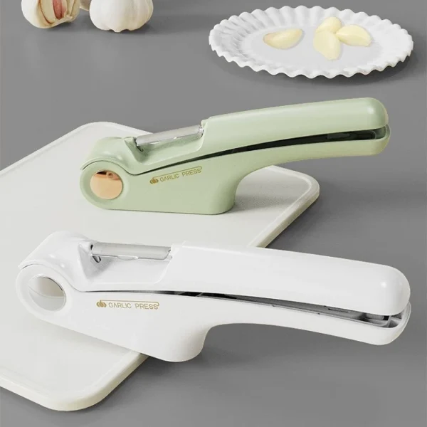 Multifunctional manual aluminum alloy mashed garlic press slicer garlic machine