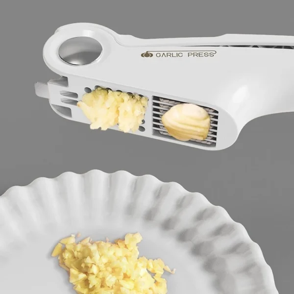 Multifunctional manual aluminum alloy mashed garlic press slicer garlic machine