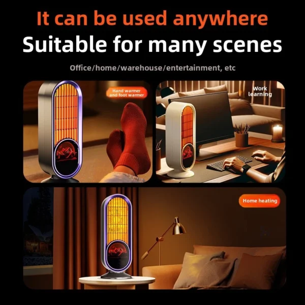 my-11134207-7rash-m3ua2zf6cjng55.webp Mini Electric Space Heater Home Office Desktop Warm Air Heater Warmer Fan