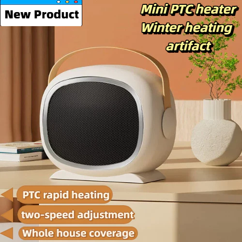 my-11134207-820lc-mhiuyfb4ba4m2c.webp Mini small electric heater for home use portable office desktop bedroom can be used for fast heating warm air heater