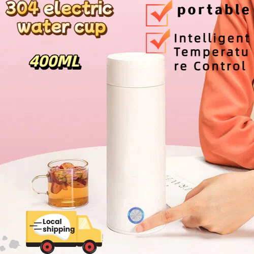 my-11134207-820lc-mj59i6ta8sg71f.webp 300ml Portable Electric Kettle Thermal Cup Coffee Travel Water Boiler Temperature Control Kettle