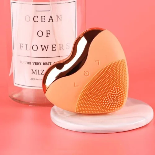 Facial Cleaning Device Electric Silicone Sonic Vibration Portable