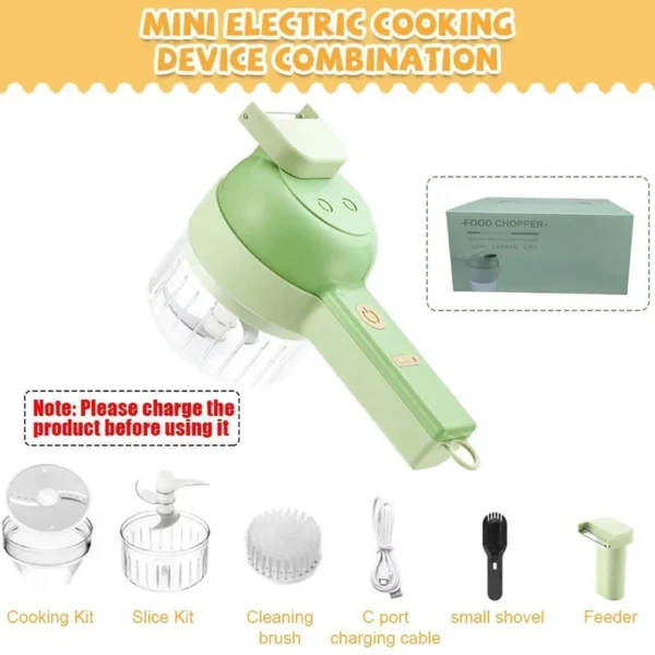 sg-11134201-7rcem-ltxjz7s9ikbcee.webp Electric Good Blender Cutter 7 In 1 Handheld Vegetables Fruits Type C Charging Easy To Clean