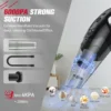 sg-11134201-7rfhf-m4616n7fiiwxd0.webp Home Wireless Vacuum Cleaner With USB Charging Use Portable Vacuum Cleaning For Car Pet Hair Dry Paste And Liquid Dirt